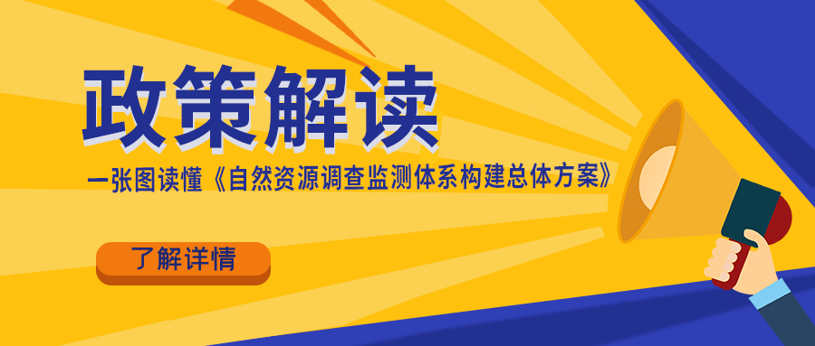 政策解读｜一张图读懂《自然资源视察监测系统构建总体计划》